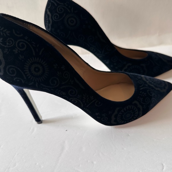Ron White Velvet High Heels size 38 new - Picture 6 of 13